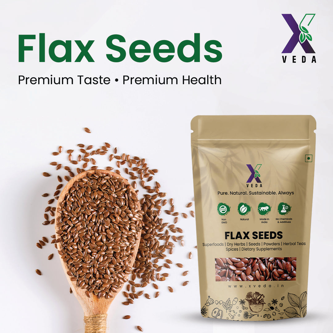 Flax Seeds (Alsi) | 100% Pure & Natural | Omega-3 Rich Superfood | High Fiber & Protein