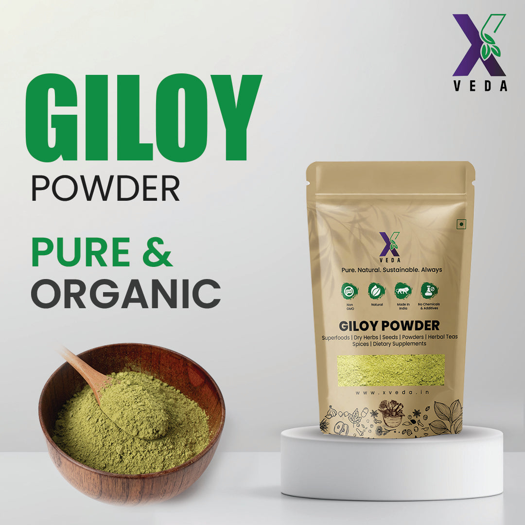 Giloy Powder (Guduchi) | 100% Pure & Natural | Ayurvedic Immunity Booster | Herbal Wellness Powder
