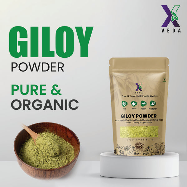 Giloy Powder (Guduchi) | 100% Pure & Natural | Ayurvedic Immunity Booster | Herbal Wellness Powder