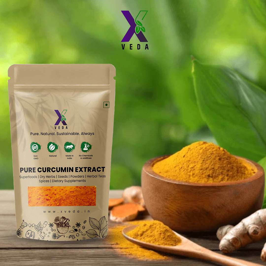 Pure Curcumin Extract | High Potency Turmeric Extract | Natural Antioxidant | Ayurvedic Wellness Supplement