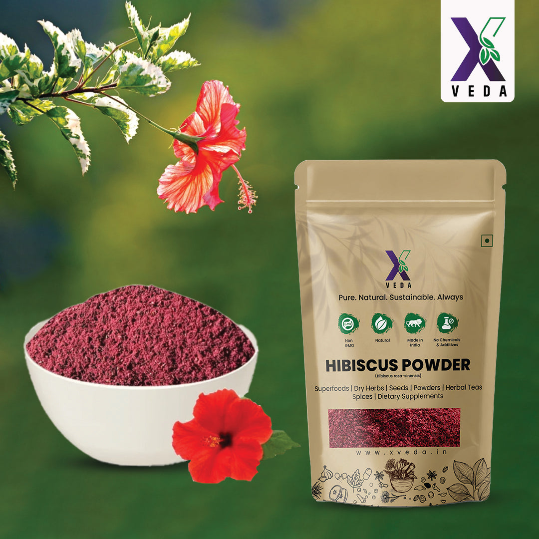 Hibiscus Powder (Hibiscus rosa-sinensis) | 100% Pure & Natural | Herbal Hair & Skin Care