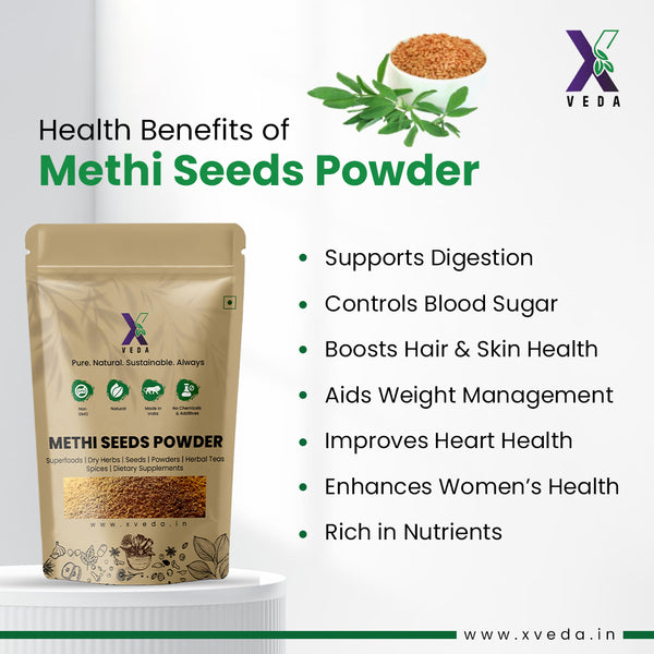 Methi Seeds Powder (Fenugreek Powder) | 100% Pure & Natural