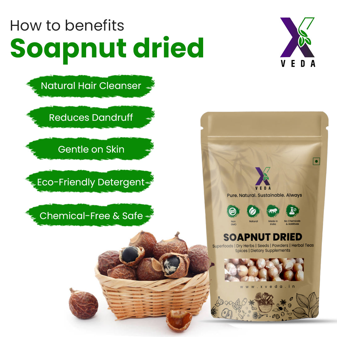 Soapnut Dried (Reetha) | 100% Natural Hair Cleanser