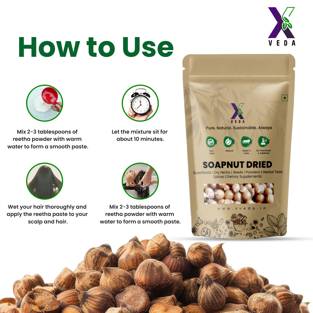Soapnut Dried (Reetha) | 100% Natural Hair Cleanser