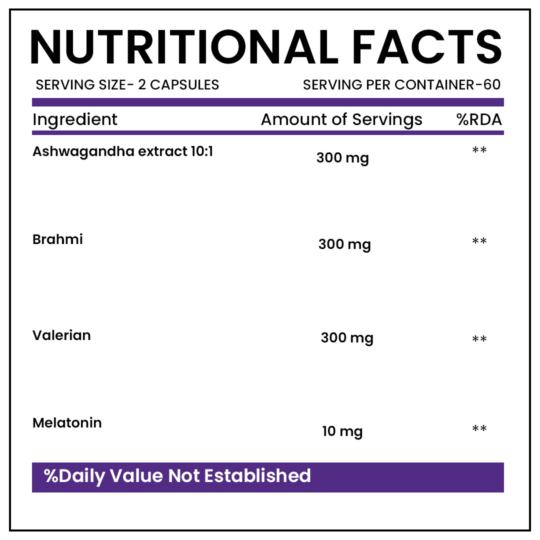 Melatonin 10mg with Valerian Extract