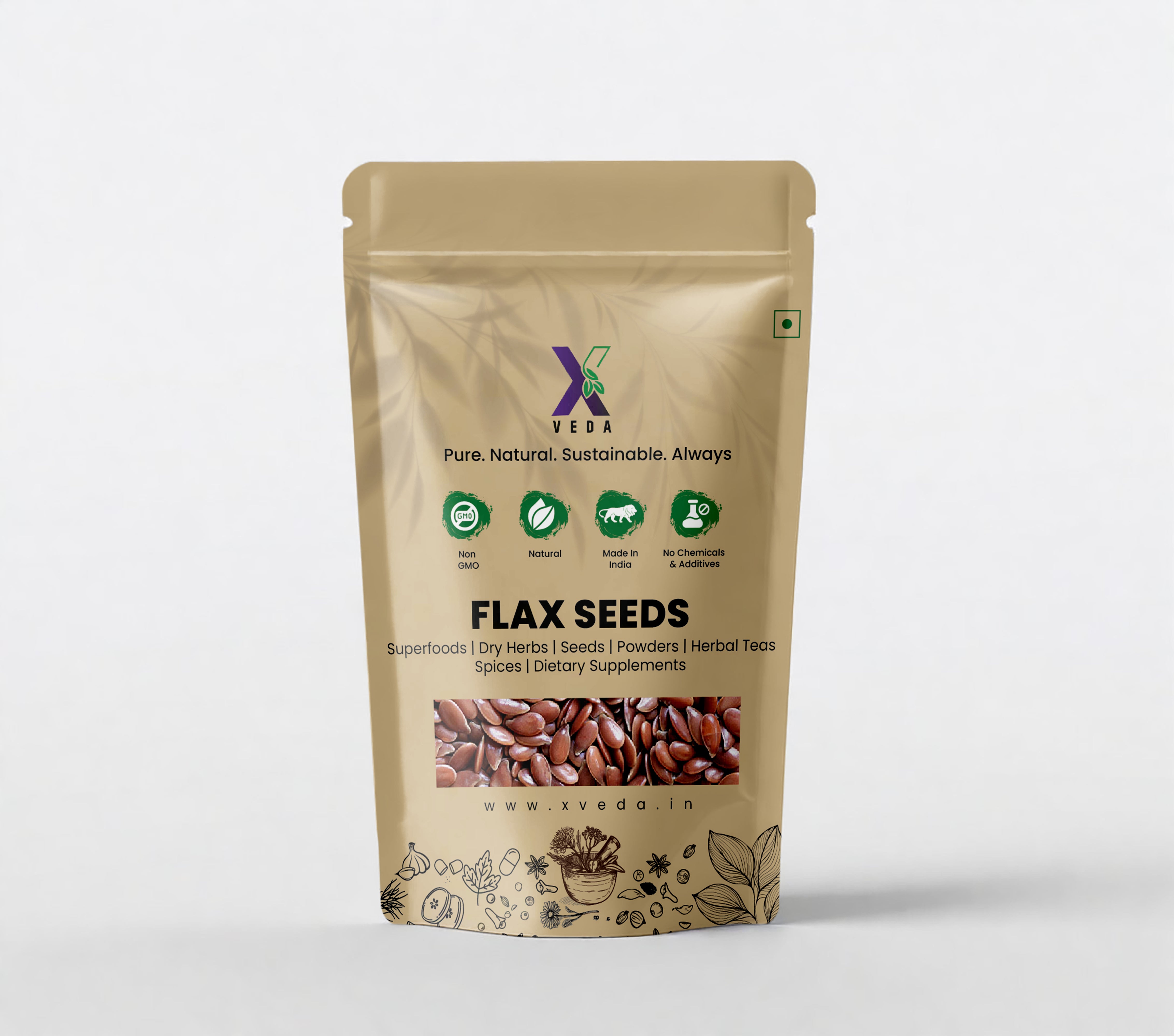 Flax Seeds (Alsi) | 100% Pure & Natural | Omega-3 Rich Superfood | High Fiber & Protein