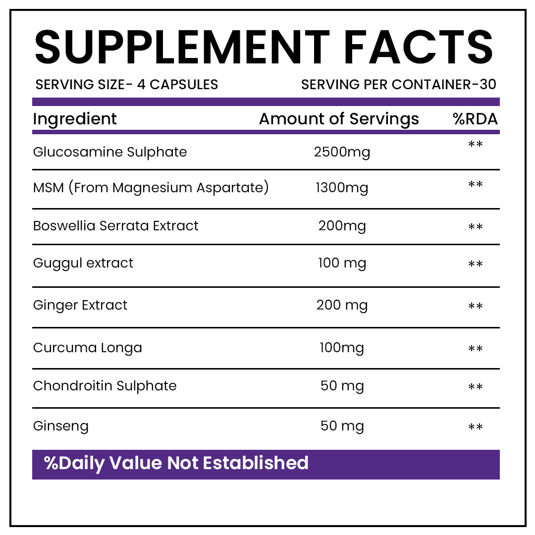 Glucosamine Chondroitin With MSM