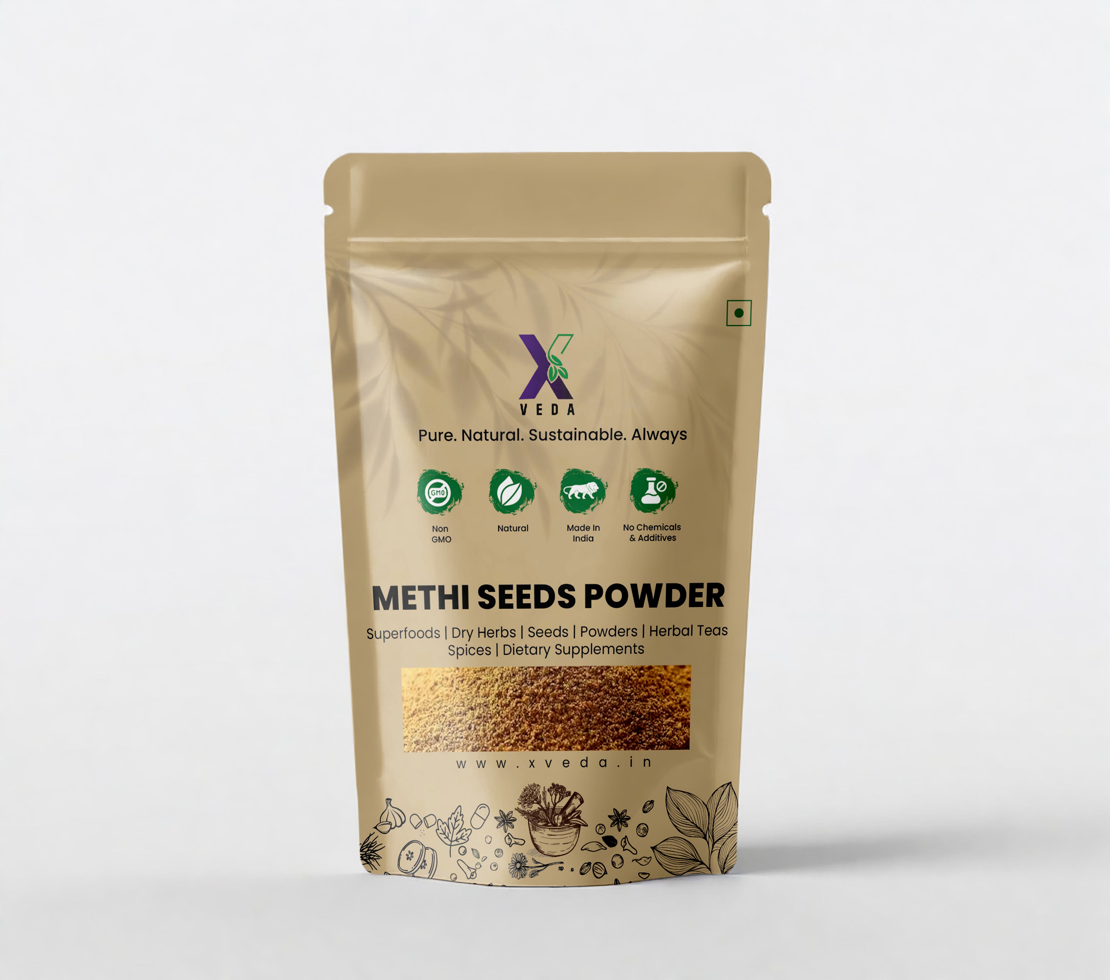 Methi Seeds Powder (Fenugreek Powder) | 100% Pure & Natural