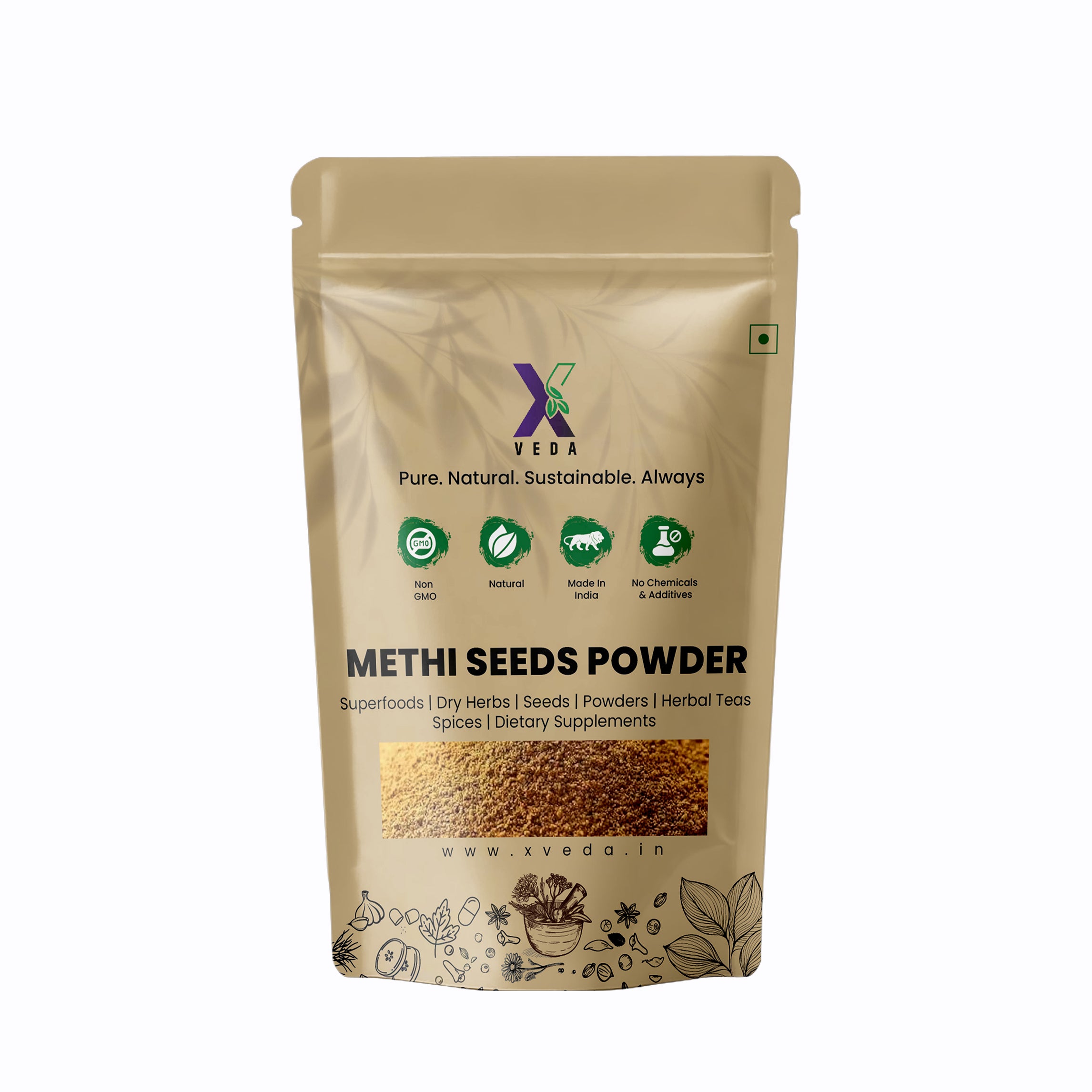 Methi Seeds Powder (Fenugreek Powder) | 100% Pure & Natural