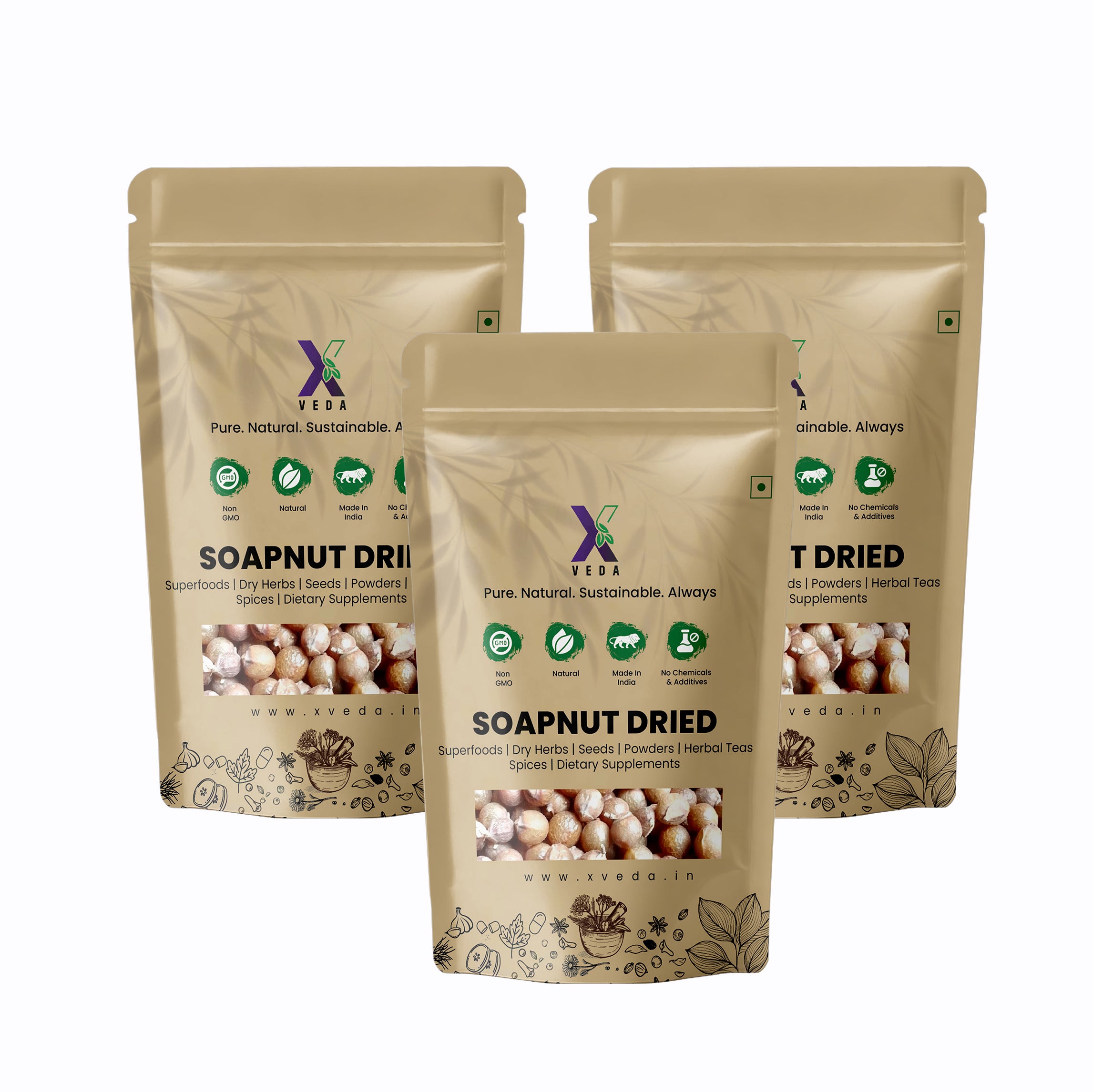 Soapnut Dried (Reetha) | 100% Natural Hair Cleanser