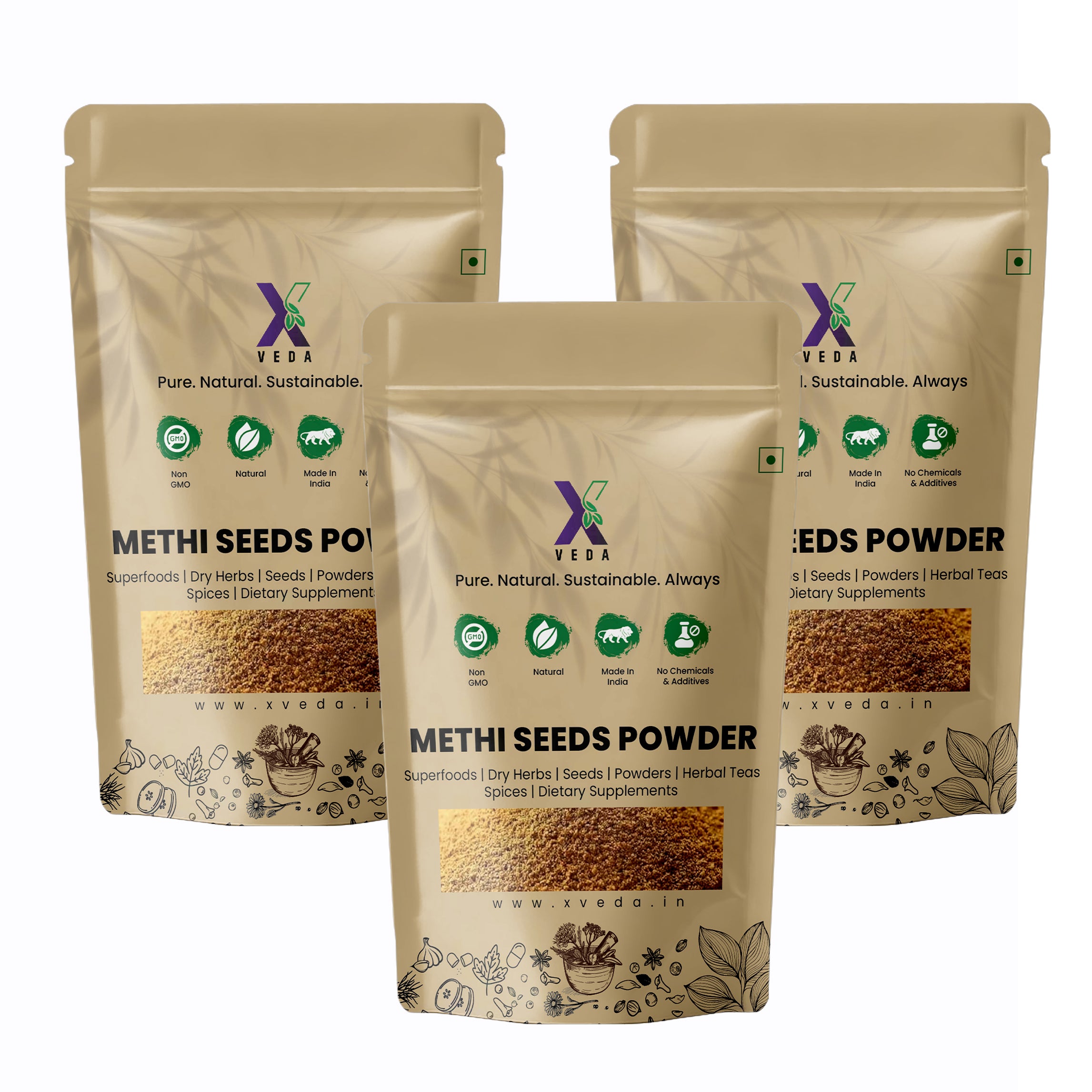 Methi Seeds Powder (Fenugreek Powder) | 100% Pure & Natural