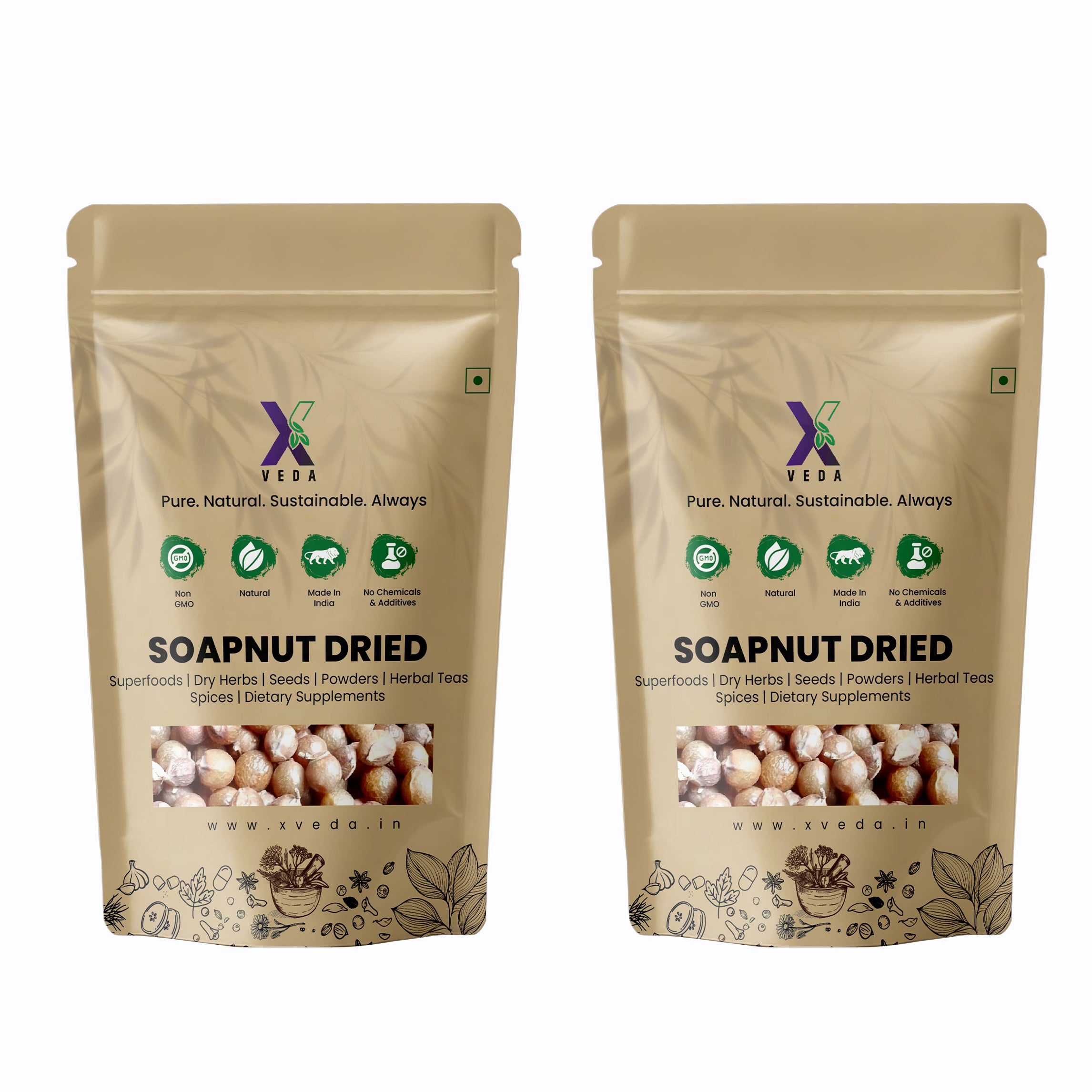 Soapnut Dried (Reetha) | 100% Natural Hair Cleanser