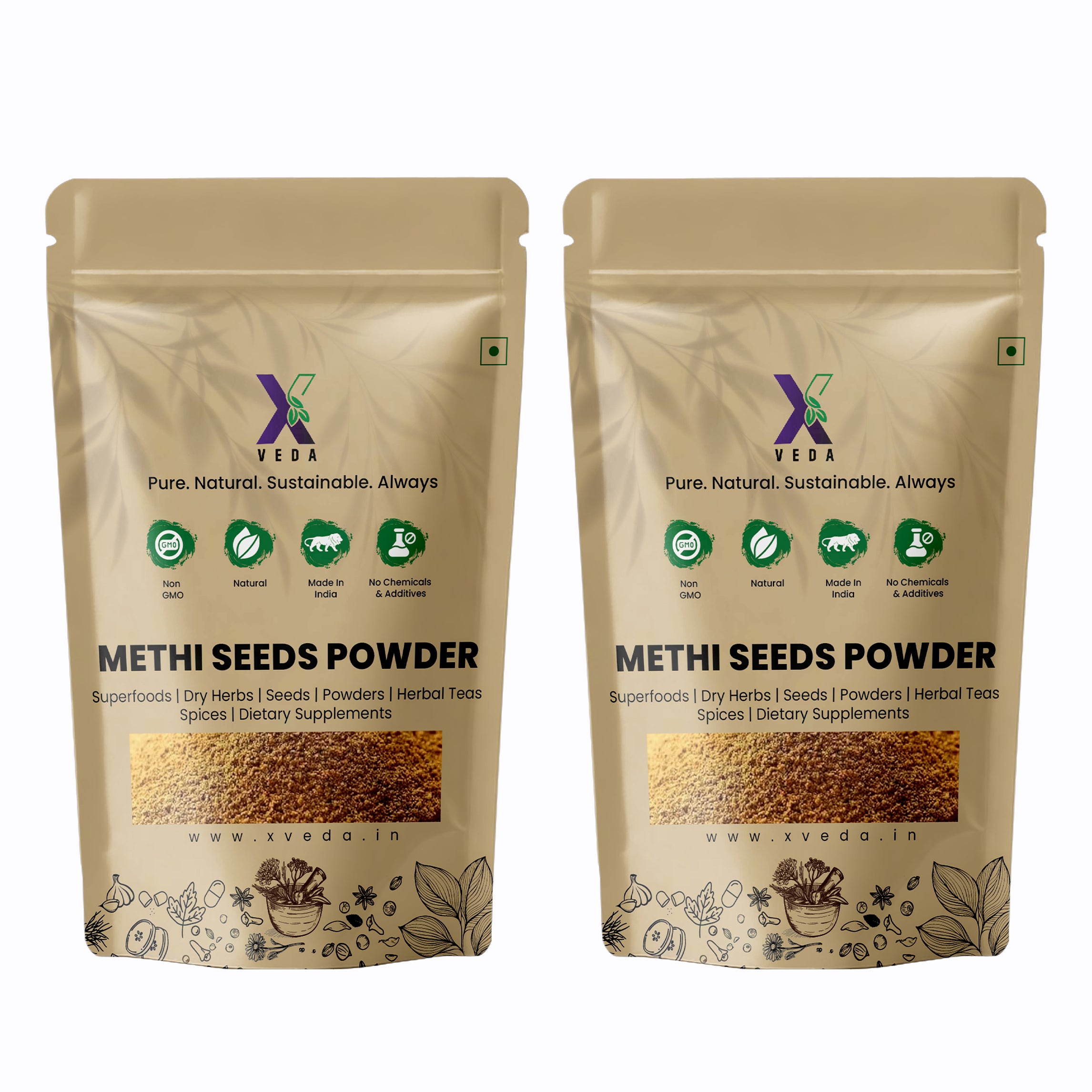 Methi Seeds Powder (Fenugreek Powder) | 100% Pure & Natural
