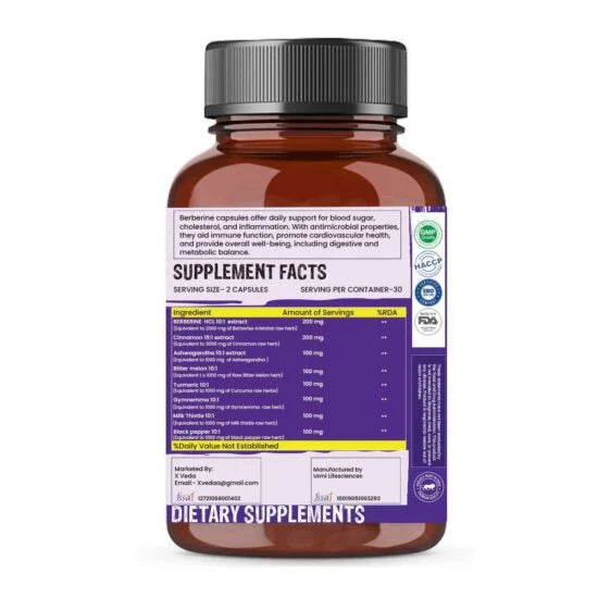 Plant Based Berberine with Milk Thistle