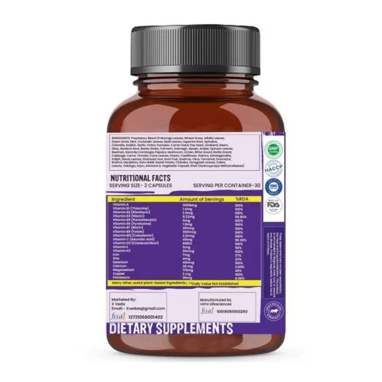 Plant-Based Multivitamin – 60+ Essential Nutrients