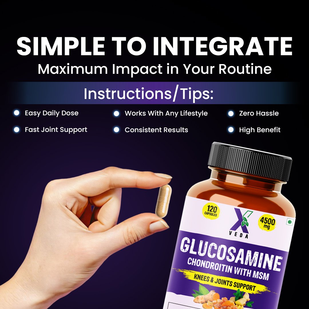 X Veda Glucosamine Chondroitin With MSM