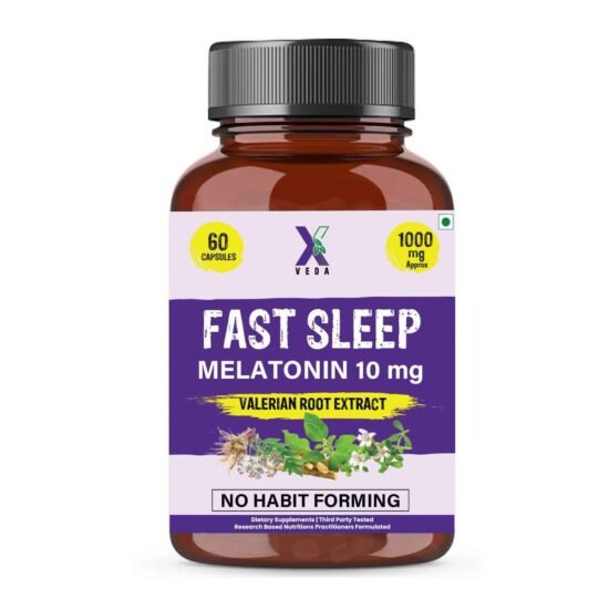 X Veda Melatonin 10mg With Valerian Extract - Image 6