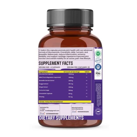 X Veda Glucosamine Chondroitin With MSM - Image 2